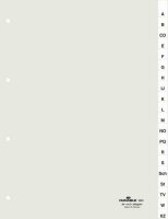 DURABLE Ordnerregister DIN A4 Vollformat A-Z transparent...