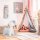relaxdays Hüpftier Lama cremeweiß