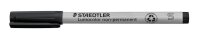 STAEDTLER Lumocolor Folienstifte schwarz 0,4 mm non-permanent, 10 St.