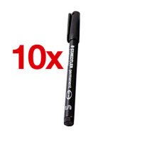 STAEDTLER Lumocolor Folienstifte schwarz 0,4 mm...