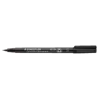 STAEDTLER Lumocolor Folienstifte schwarz 0,4 mm permanent, 10 St.