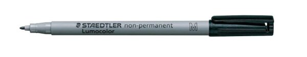 STAEDTLER Lumocolor Folienstifte schwarz 1,0 mm non-permanent, 10 St.
