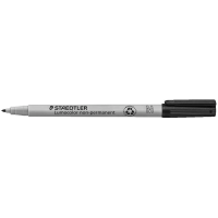 STAEDTLER Lumocolor Folienstifte schwarz 1,0 mm non-permanent, 10 St.