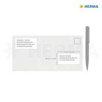 HERMA Adressetiketten 4443 weiß 70,0 x 36,0 mm, 20 Blatt