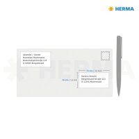 HERMA Adressetiketten 4443 weiß 70,0 x 36,0 mm, 20 Blatt