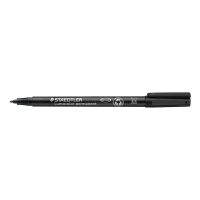 STAEDTLER Lumocolor Folienstifte schwarz 1,0 mm permanent, 10 St.