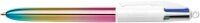 BIC 4-Farben-Kugelschreiber GRADIENT mehrfarbig, Schreibfarbe: schwarz, blau, grün, rot, 1 St.