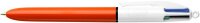 BIC 4-Farben-Kugelschreiber Original orange/weiß,...
