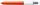 BIC 4-Farben-Kugelschreiber Original orange/weiß, Schreibfarbe: schwarz, blau, rot, grün, 1 St.