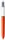BIC 4-Farben-Kugelschreiber Original orange/weiß, Schreibfarbe: schwarz, blau, rot, grün, 1 St.