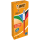 BIC 4-Farben-Kugelschreiber Original orange/weiß, Schreibfarbe: schwarz, blau, rot, grün, 1 St.