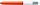 BIC 4-Farben-Kugelschreiber Original orange/weiß, Schreibfarbe: schwarz, blau, rot, grün, 1 St.