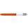 BIC 4-Farben-Kugelschreiber Original orange/weiß, Schreibfarbe: schwarz, blau, rot, grün, 1 St.