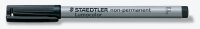 STAEDTLER Lumocolor Folienstifte schwarz 0,6 mm non-permanent, 10 St.