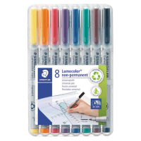 STAEDTLER Lumocolor Folienstifte-Set farbsortiert non-permanent, 8 St.