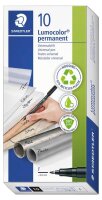 STAEDTLER Lumocolor Folienstifte schwarz 0,6 mm...