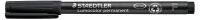 STAEDTLER Lumocolor Folienstifte schwarz 0,6 mm permanent, 10 St.