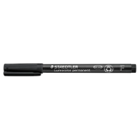 STAEDTLER Lumocolor Folienstifte schwarz 0,6 mm permanent, 10 St.