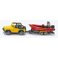 siku Jeep Wrangler mit Boot 1658 Spielzeugauto