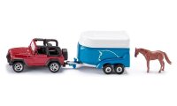 siku Jeep Wrangler mit Pferdeanhänger Böckmann...
