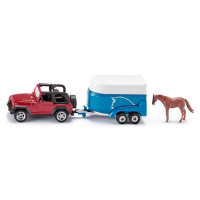 siku Jeep Wrangler mit Pferdeanhänger Böckmann...