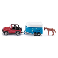 siku Jeep Wrangler mit Pferdeanhänger Böckmann...