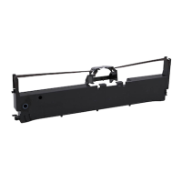 KMP schwarz Farbband kompatibel zu EPSON LQ 630, 1 St.