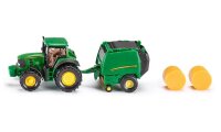 siku Traktor John Deere 7530 mit Ballenpresse 990 1665...