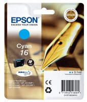 EPSON 16 / T1622 (Füller) cyan Druckerpatrone