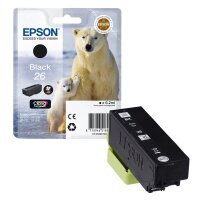 EPSON 26 / T2601 (Eisbär) schwarz Druckerpatrone