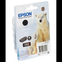 EPSON 26 / T2601 (Eisbär) schwarz Druckerpatrone