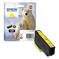 EPSON 26 / T2614 (Eisbär) gelb Druckerpatrone