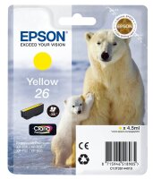 EPSON 26 / T2614 (Eisbär) gelb Druckerpatrone