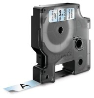 DYMO Schriftband D1 45010 S0720500, 12 mm, schwarz auf transparent, 1 St.