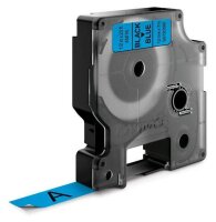 DYMO Schriftband D1 45016 S0720560, 12 mm, schwarz auf blau, 1 St.