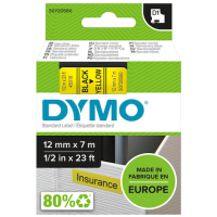 DYMO Schriftband D1 45018 S0720580, 12 mm, schwarz auf gelb, 1 St.