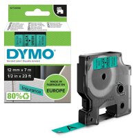 DYMO Schriftband D1 45019 S0720590, 12 mm, schwarz auf...