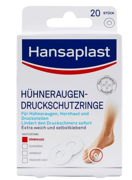 Hansaplast Hühneraugen-Druckschutzringe 741786...