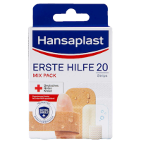 Hansaplast Pflaster ERSTE HILFE MIX 2049762 beige, weiß, 20 St.