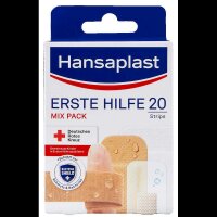 Hansaplast Pflaster ERSTE HILFE MIX 2049762 beige, weiß, 20 St.