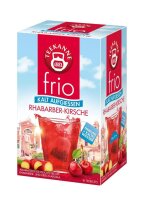 TEEKANNE frio RHABARBER-KIRSCHE Tee 18 Portionen