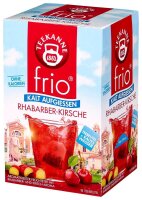 TEEKANNE frio RHABARBER-KIRSCHE Tee 18 Portionen