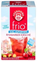 TEEKANNE frio RHABARBER-KIRSCHE Tee 18 Portionen