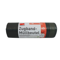 quickpack Müllbeutel 60,0 l schwarz, 20 St.