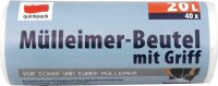 quickpack Müllbeutel 20,0 l transparent, 40 St.