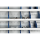Gürkan Stahlschrank 109484 lichtgrau, blau 12 Fachböden 100,0 x 30,0 x 198,0 cm, aufgebaut, 1 St.