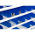 Gürkan Stahlschrank 110666 lichtgrau, blau 12 Fachböden 100,0 x 40,0 x 198,0 cm, aufgebaut, 1 St.