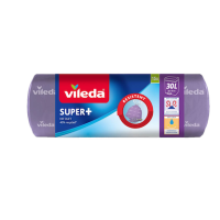 vileda Müllbeutel SUPER+ 30,0 l lila, 15 St.