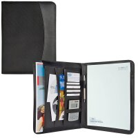 WEDO Konferenzmappe Elegance Kunstfaser DIN A4 schwarz