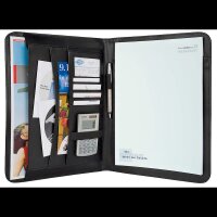 WEDO Konferenzmappe Elegance Kunstfaser DIN A4 schwarz